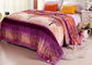 Ataya imprimiu o grupo do cobertor do velo do fundamento 3d com borda encadernada, roupa de cama do velo