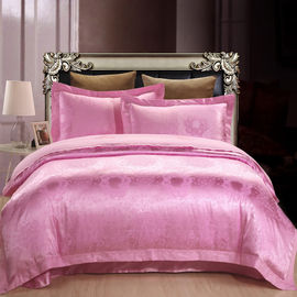 Fábrica home Sales+86 15019980393 da cor do rosa da folha 100%cotton 220*240cm*1 do fundamento