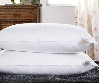 Branco cinzento da inserção do descanso do hotel do Percale do algodão da pena do pato da Anti-Apnéia ou personalizado