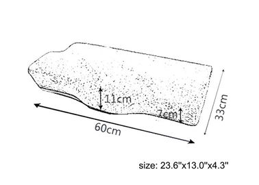 Descanso da espuma da memória do ressono de Therapedic anti enorme para o tratamento cervical