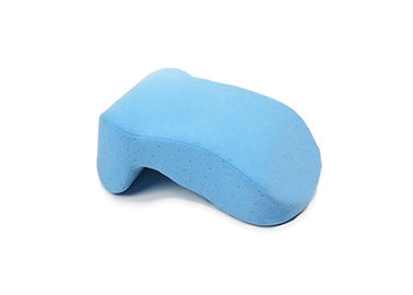 Descanso pequeno personalizado da espuma da memória do sono do azul para o pescoço 32*23*12cm