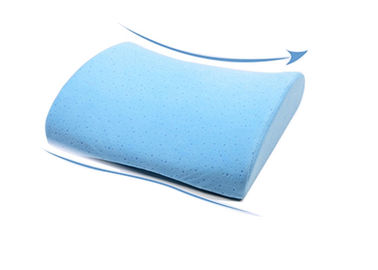 Coxim ortopédico do apoio da parte traseira da espuma da memória dos descansos, roxo/branco/azul