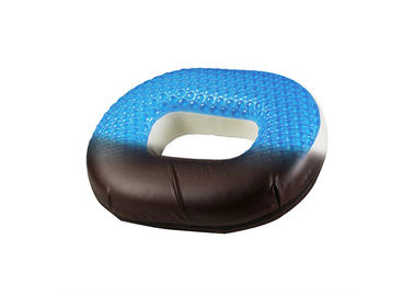 Coxim refrigerando da filhós do Hemorrhoid do coxim de Seat do gel da esteira da saúde na seda do gelo