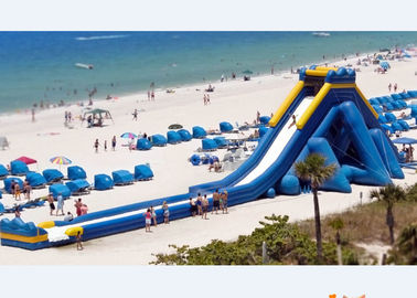 dos jogos longos da corrediça de água do hipopótamo de 53.3m corrediça a mais longa inflável para a praia