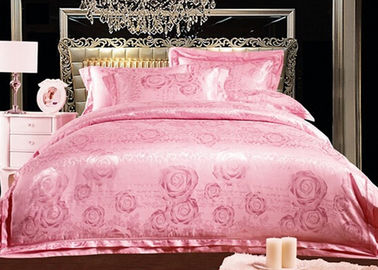 O fundamento cor-de-rosa da edredão ajusta o tamanho enorme da rainha do fundamento de Tencel feito-à-medida