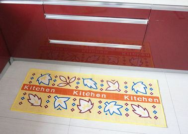 O algodão recicl personalizou esteiras do assoalho da cozinha para a decoração home
