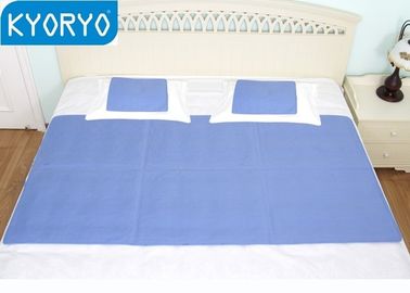 Quadrado confortável refrigerando reciclável resiliente azul da almofada de cama do gel