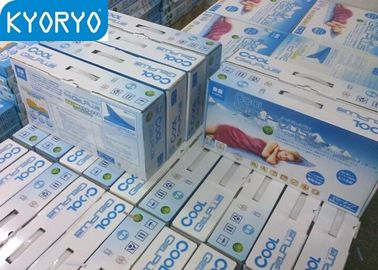 Quadrado confortável refrigerando reciclável resiliente azul da almofada de cama do gel