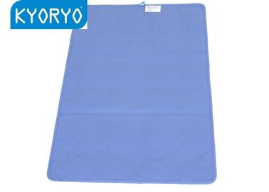 Almofada de cama refrigerando do gel da tampa feita sob encomenda da fibra do TC única/cama de casal com descanso