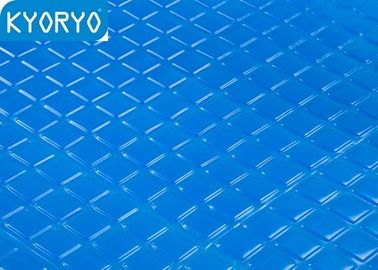 Fibra refrigerando macia azul de Toweling da almofada de colchão do gel para crianças